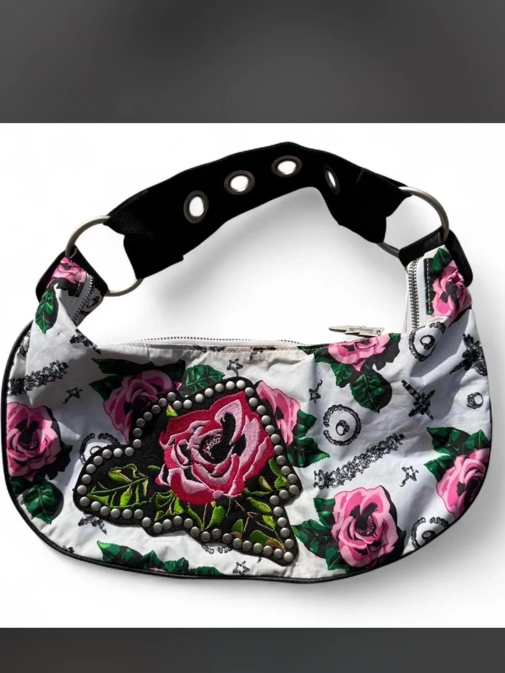 VTG Betsey Johnson Hobo “Betseyville” bag Rare color Y2K